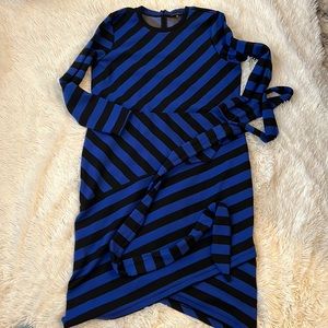 Fitted Eloquii Asymmetrical Dress